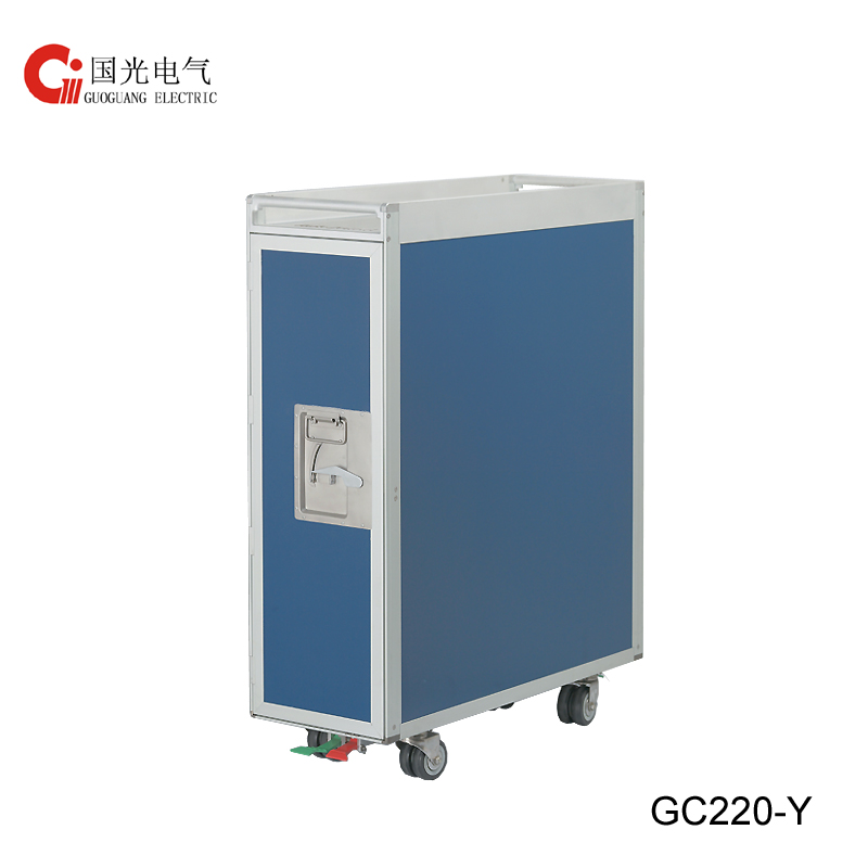 GC220-Y Full size Beverage Trolley with logo
